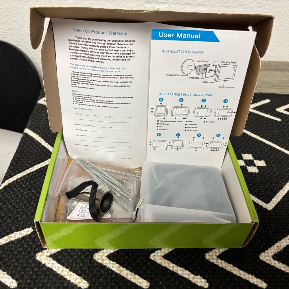 Smart digital door viewer